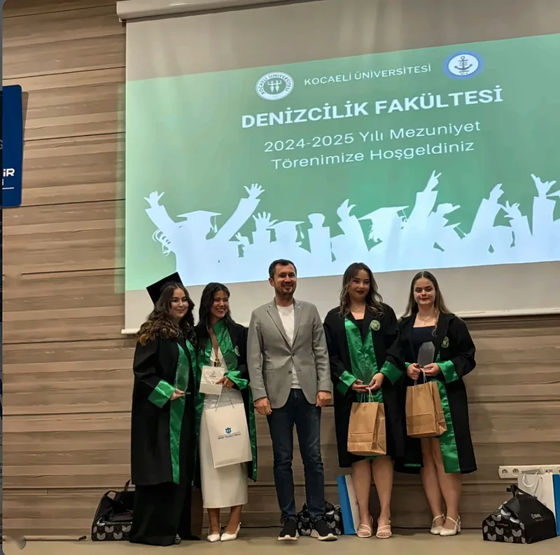 Denizcilik Fakültesi 2024-2025 mezuniyet törenine katıldık